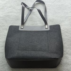 Thirty-one Felt Charcoal Grey Tote Bag